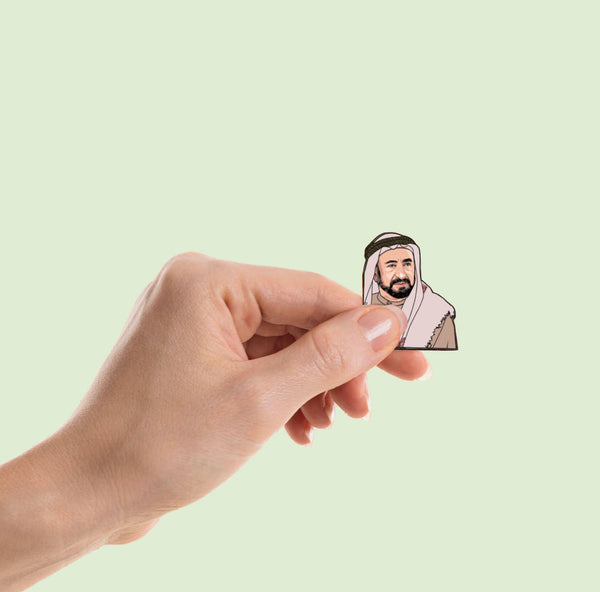 oh, Wanted Studio Brooch - Sheikh Sultan Al Qasimi, Metal